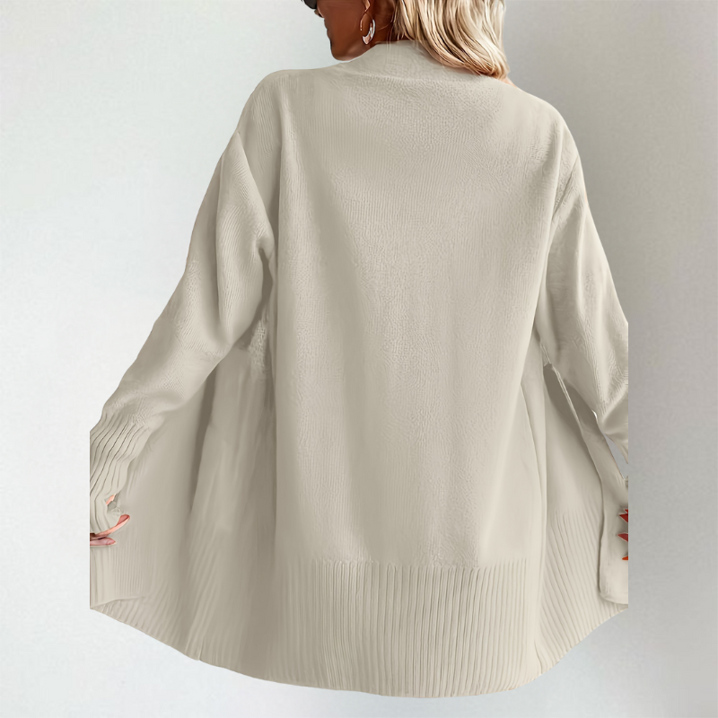 Öppen Cardigan – Bekväm elegans med vardaglig lätthet
