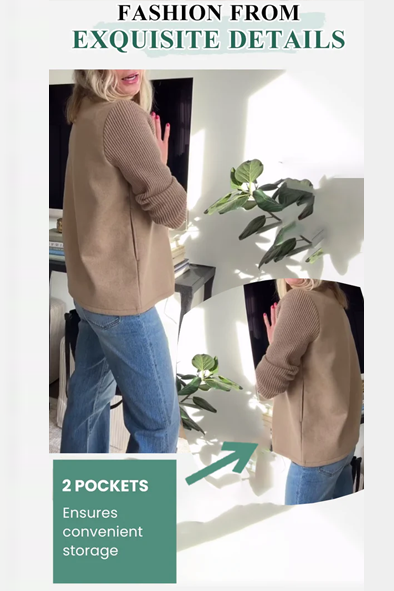 Avslappnad knappl blazer – Höj ditt självförtroende med en enkel stil