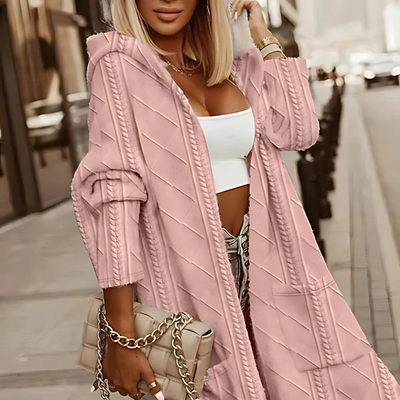 Lång Cardigan med Huva – Njut av bekväm komfort varje dag