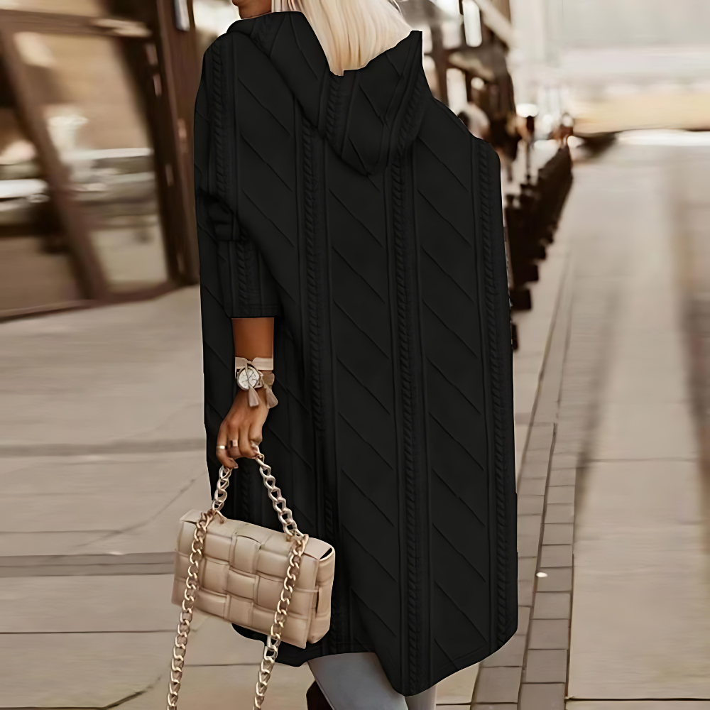 Lång Cardigan med Huva – Njut av bekväm komfort varje dag