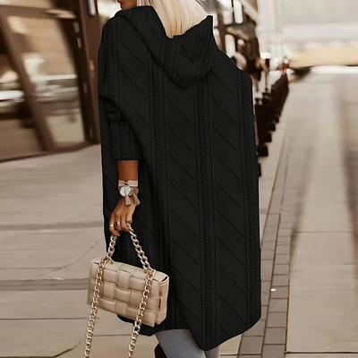 Lång Cardigan med Huva – Njut av bekväm komfort varje dag