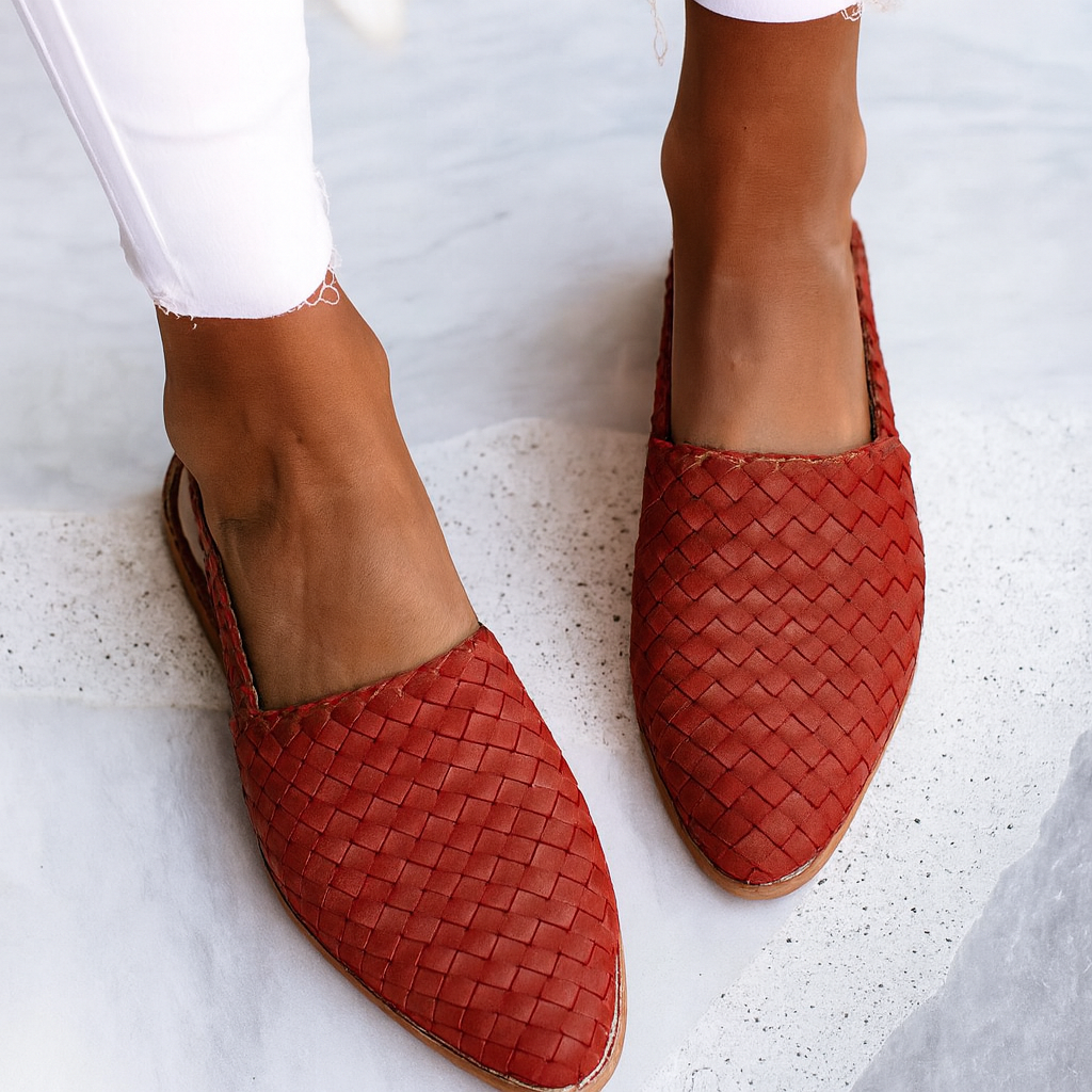 Lyn - Handgjorda Platta Sandaler