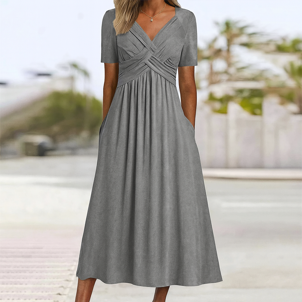 Elegant Midiklänning – Smickrande passform med tidlös grace