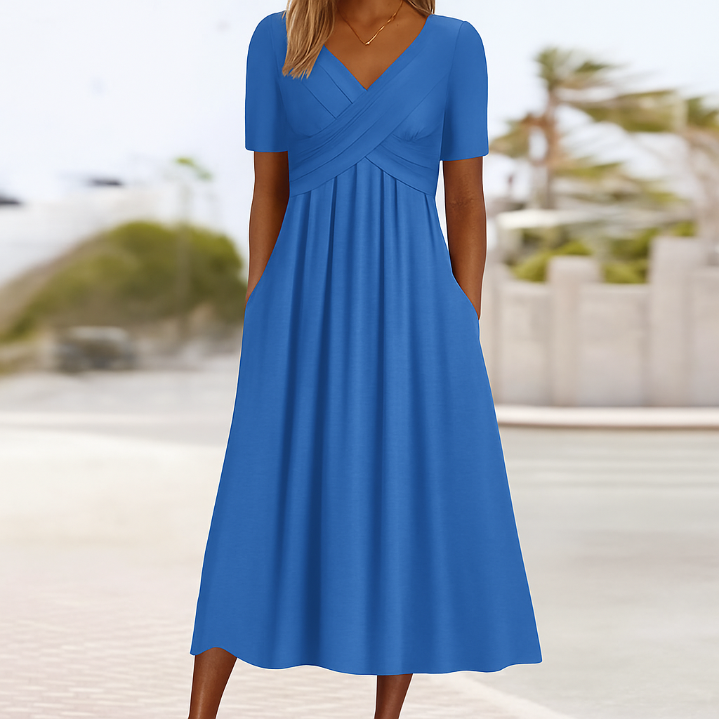 Elegant Midiklänning – Smickrande passform med tidlös grace