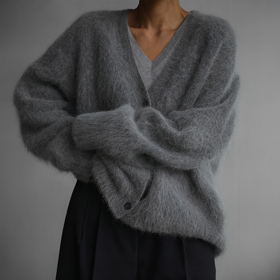 Cardigan med knappar – Mjuk elegans med avslappnad raffinemang