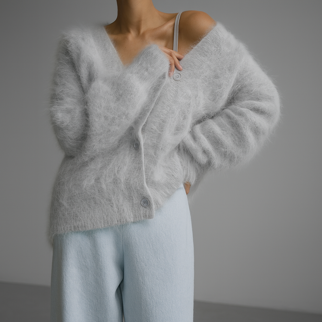 Cardigan med knappar – Mjuk elegans med avslappnad raffinemang