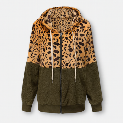 Leopardmönster Hoodie – Frigör din djärva stil
