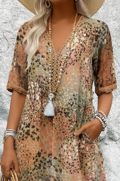 Bohemisk Midiklänning – Enkel stil för bekymmersfria dagar