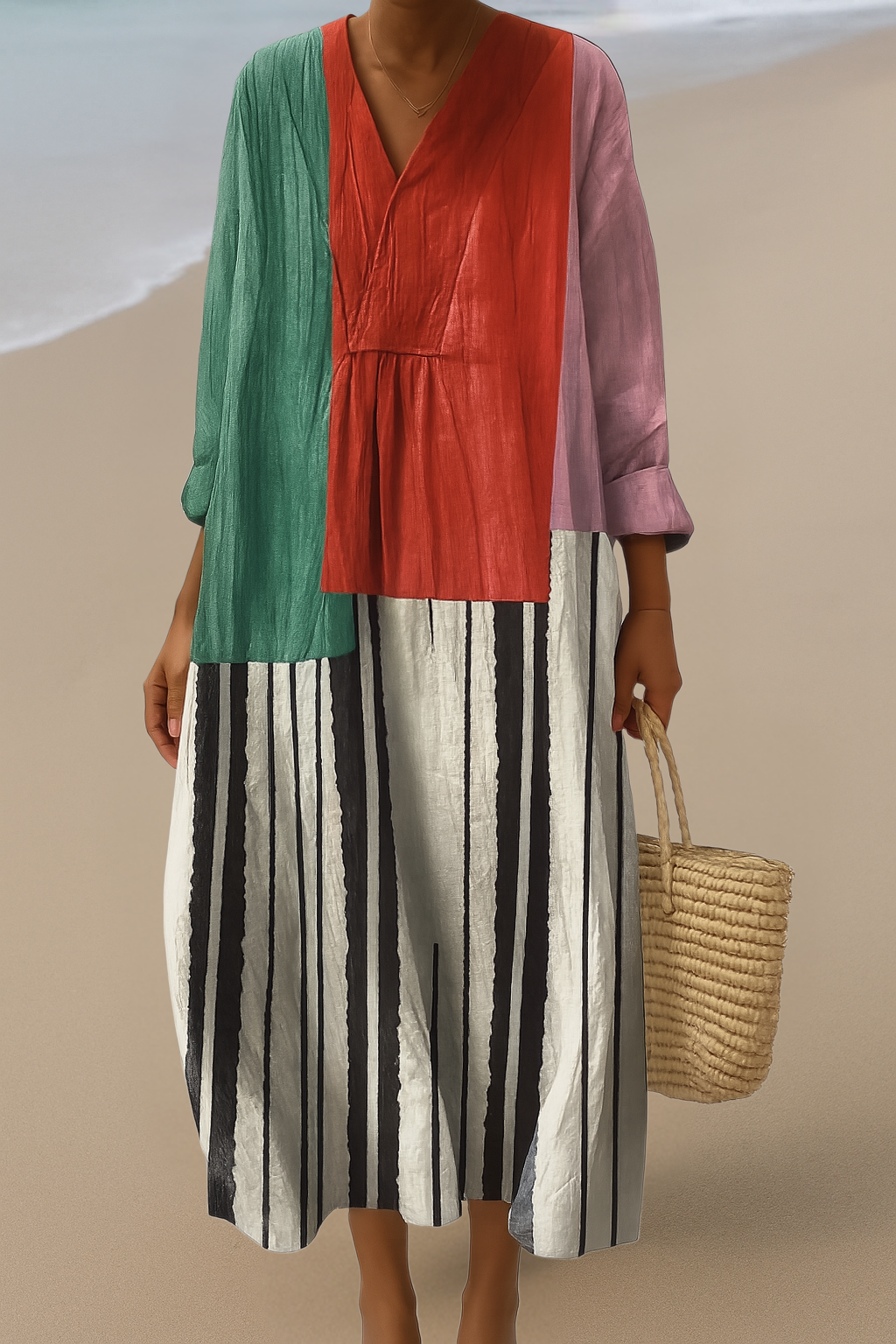 Konstnärlig Maxiklänning – Uttryck för dig själv i en avslappnad stil