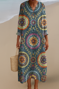 Mandala Maxiklänning – Stråla av glädje i boho-elegans