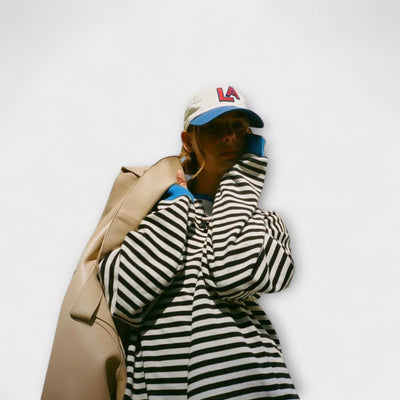 Randig tröja med lös passform – Lekfulla färger, behaglig bärkomfort