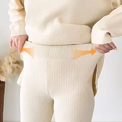 Erin - V-ringad Avslappnad Tvådelad Set