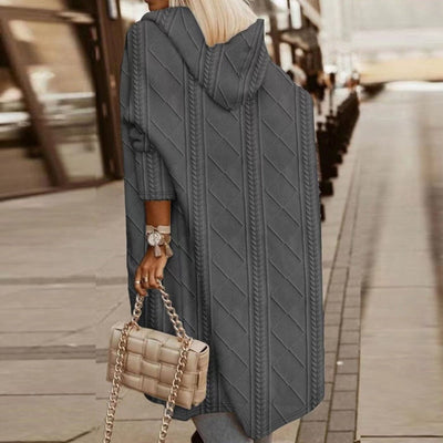 Lång Cardigan med Huva – Njut av bekväm komfort varje dag